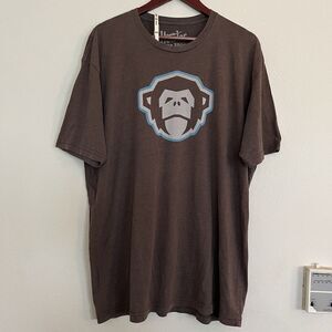 Howler Bros Monkey Logo Mens Short Sleeve Comfort T Shirt SZ 2XL
